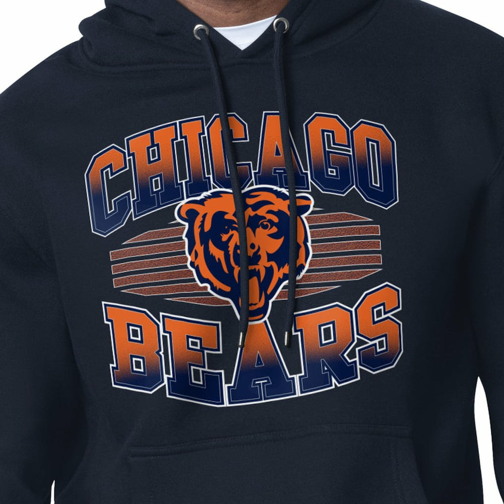 Chicago Bears Starter Team Grit Graphic Hoodie Navy - NFL