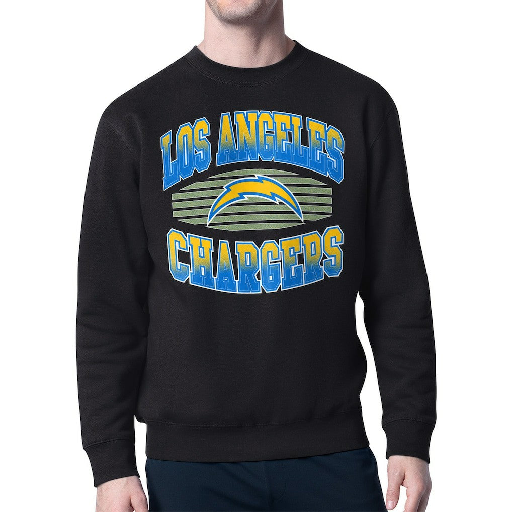 Los Angeles Chargers Starter Team Grit Graphic Fleece Pullover Sweatshirt Black - NFL