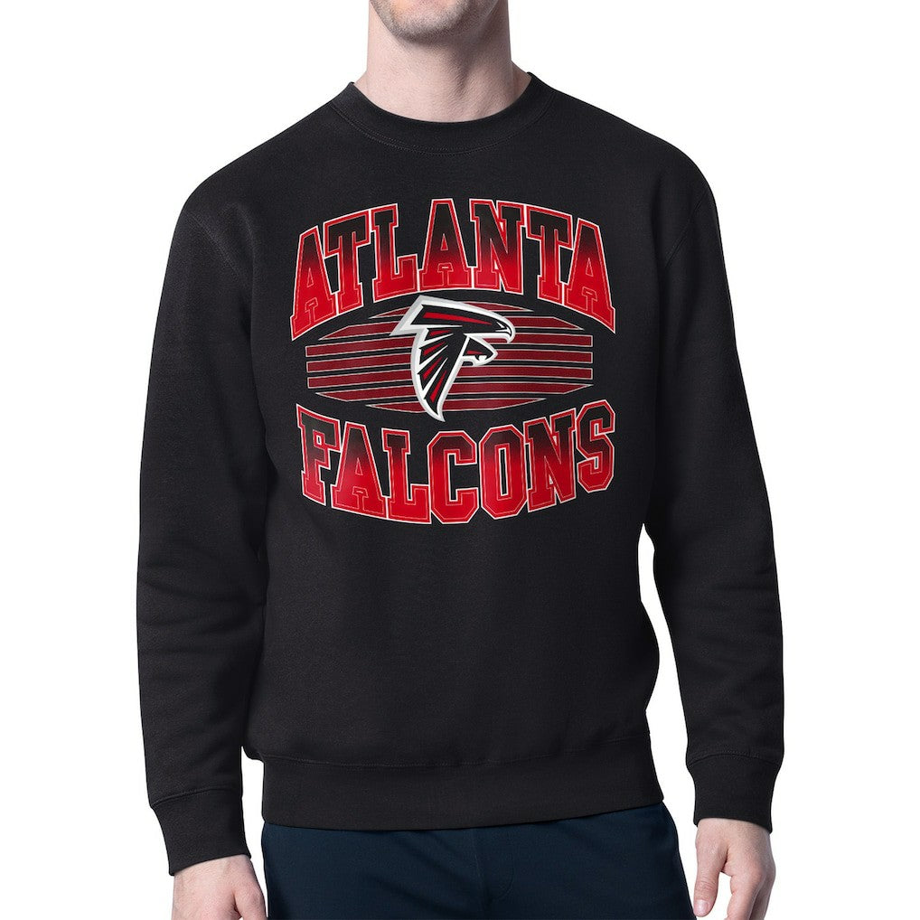 Atlanta Falcons Starter Team Grit Graphic Fleece Pullover Sweatshirt Black - NFL