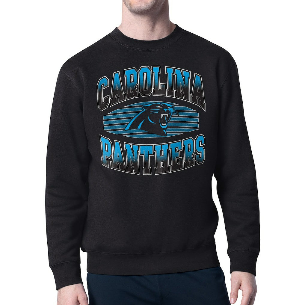Carolina Panthers Starter Team Grit Graphic Fleece Pullover Sweatshirt Black - NFL