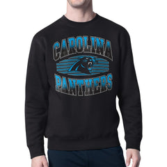 Carolina Panthers Starter Team Grit Graphic Fleece Pullover Sweatshirt Black - NFL