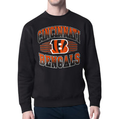 Cincinnati Bengals Starter Team Grit Graphic Fleece Pullover Sweatshirt Black - NFL