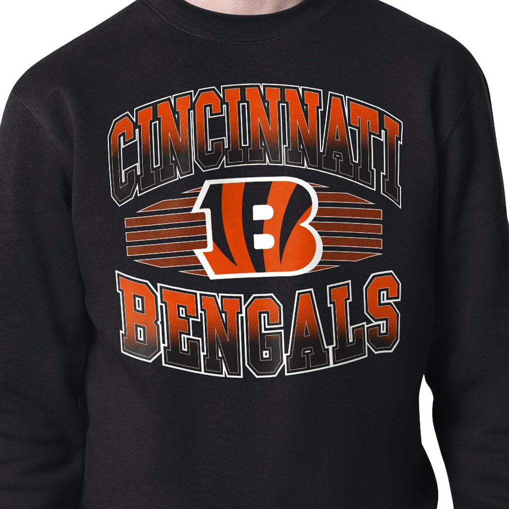 Cincinnati Bengals Starter Team Grit Graphic Fleece Pullover Sweatshirt Black - NFL