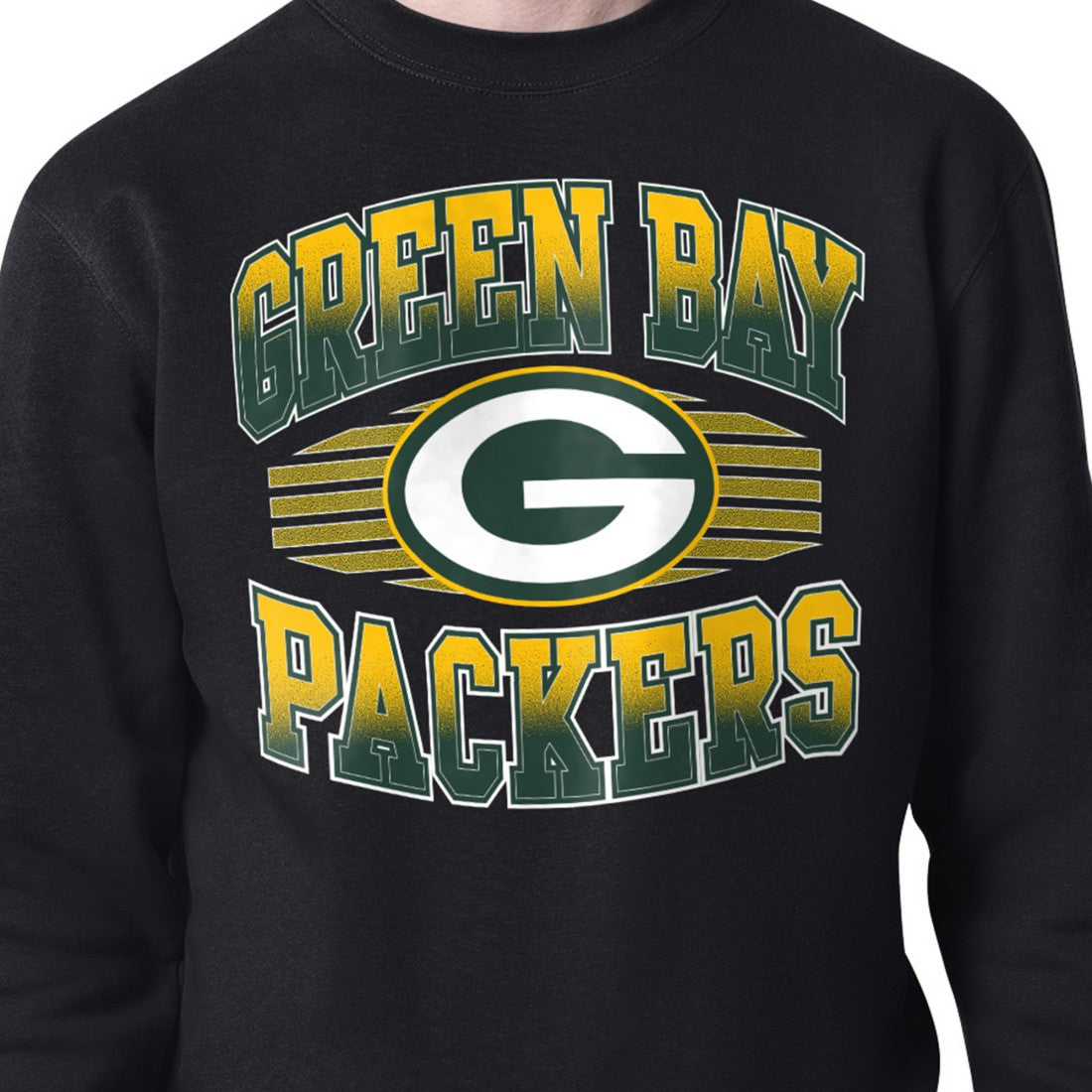 Green Bay Packers Starter Team Grit Graphic Fleece Pullover Sweatshirt Black - NFL