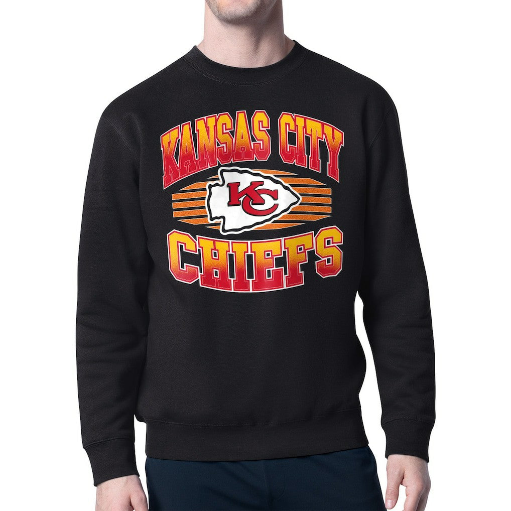 Kansas City Chiefs Starter Team Grit Graphic Fleece Pullover Sweatshirt Black - NFL
