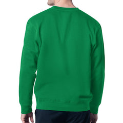 New England Patriots Starter Team Grit Graphic Fleece Pullover Sweatshirt Kelly Green - NFL