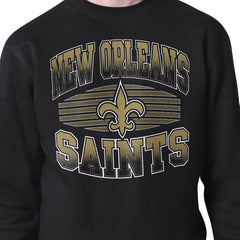 New Orleans Saints Starter Team Grit Graphic Fleece Pullover Sweatshirt Black - NFL