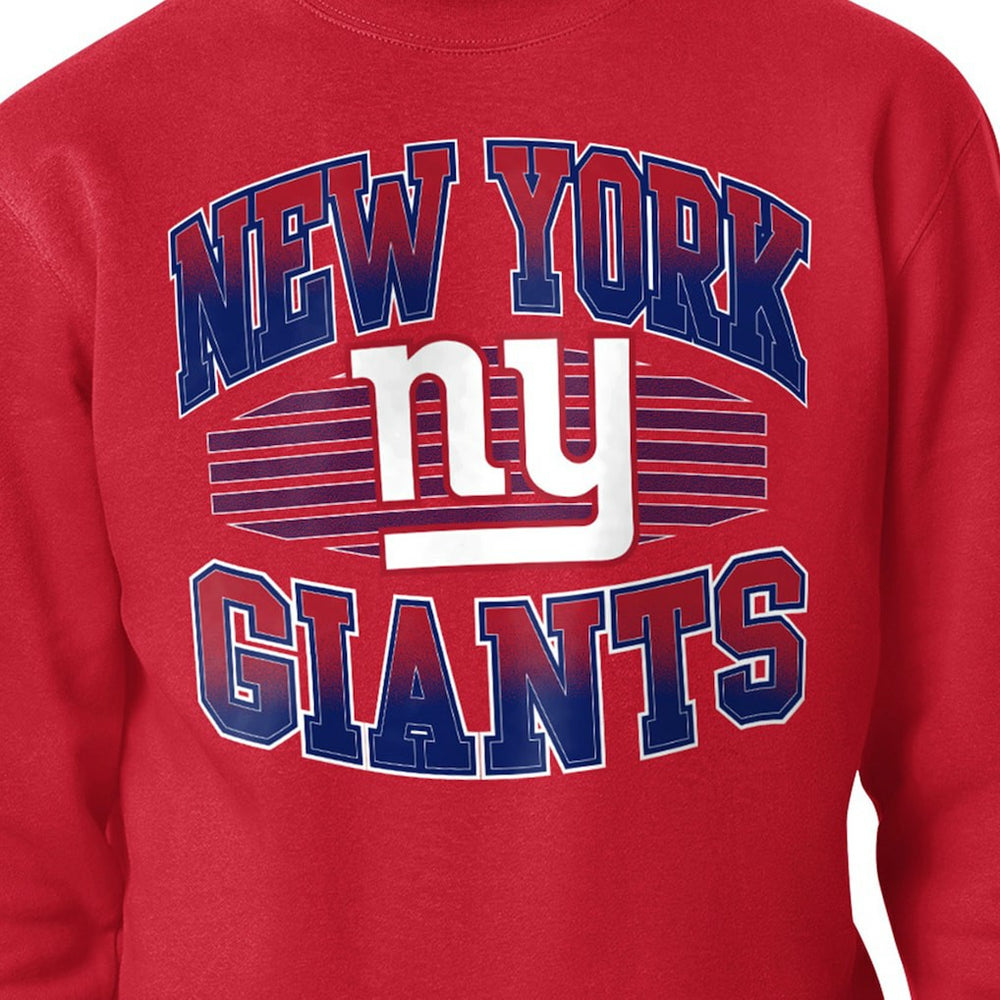 New York Giants Starter Team Grit Graphic Fleece Pullover Sweatshirt Red - NFL