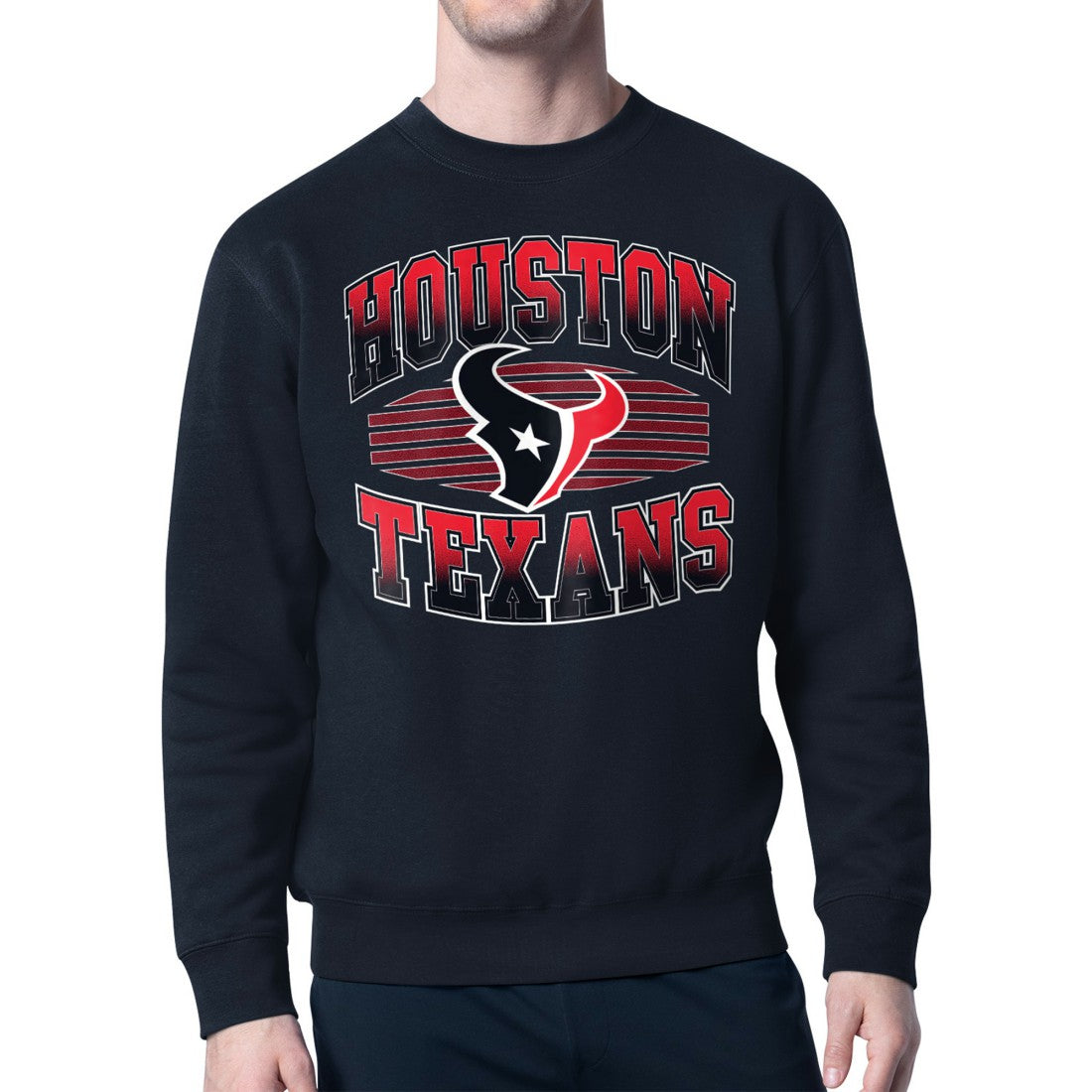 Houston Texans Starter Team Grit Graphic Fleece Pullover Sweatshirt Navy - NFL