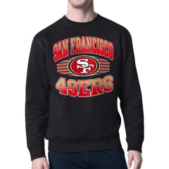 San Francisco 49ers Starter Team Grit Graphic Fleece Pullover Sweatshirt Black - NFL