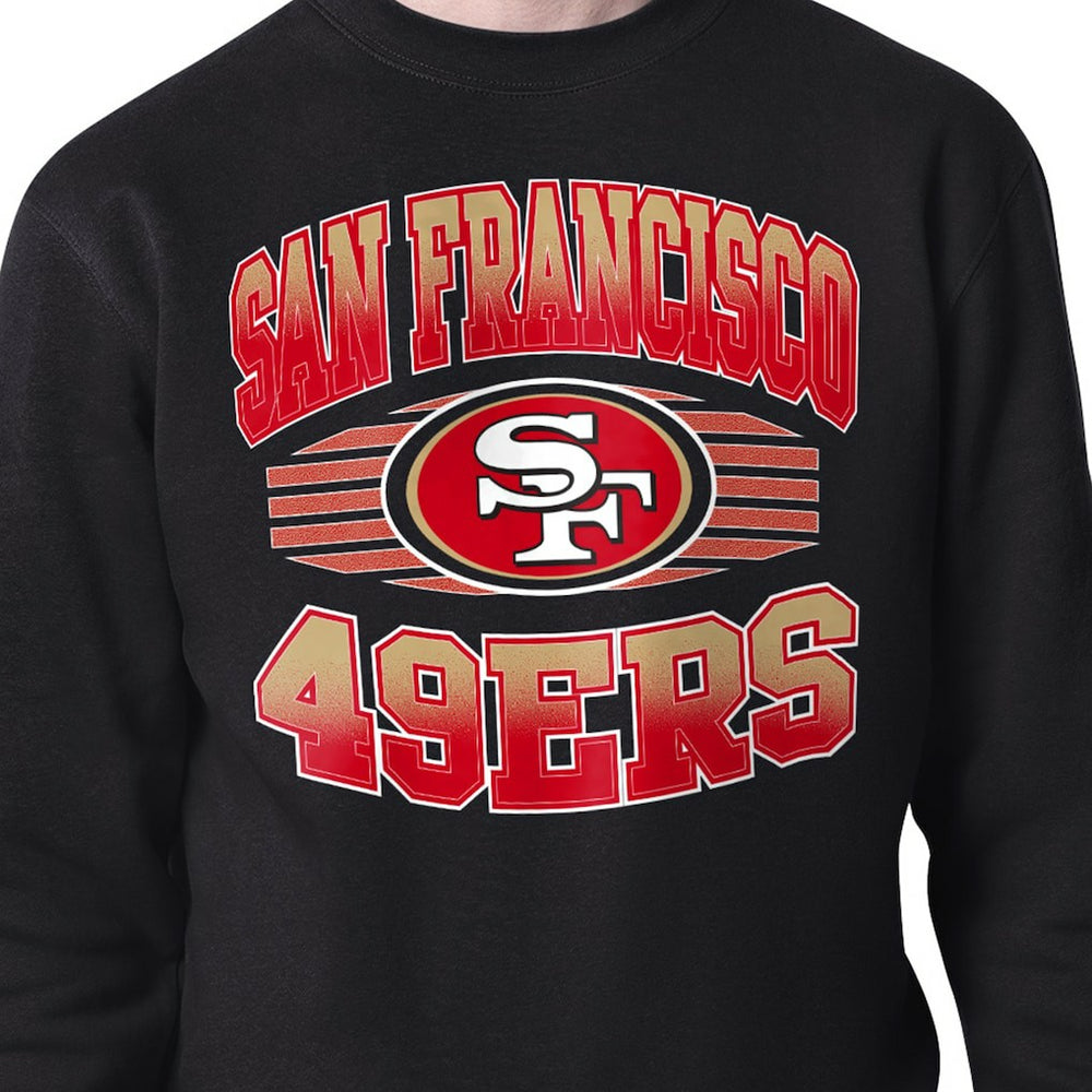 San Francisco 49ers Starter Team Grit Graphic Fleece Pullover Sweatshirt Black - NFL