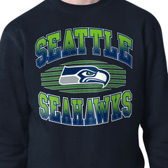Seattle Seahawks Starter Team Grit Graphic Fleece Pullover Sweatshirt College Navy - NFL