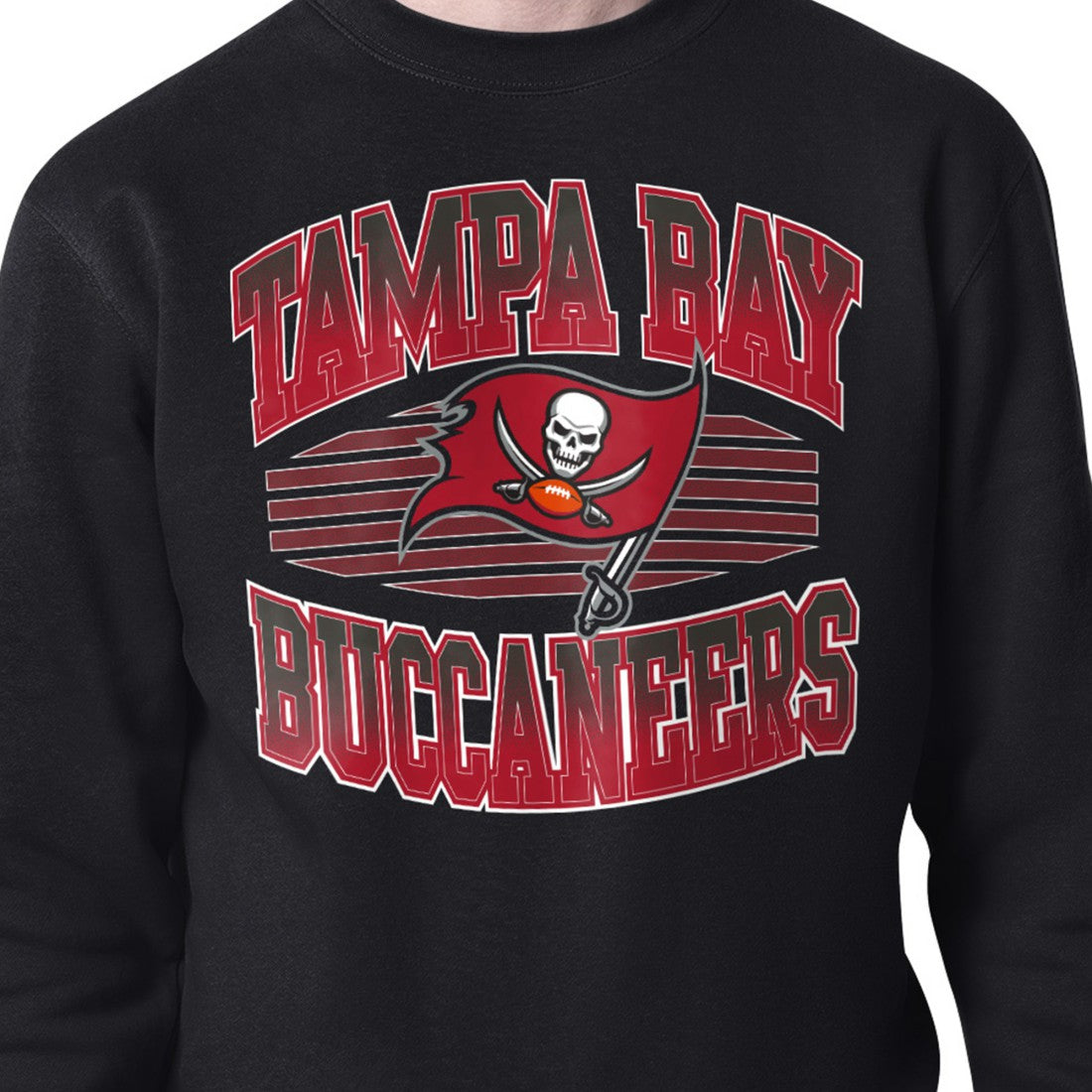 Tampa Bay Buccaneers Starter Team Grit Graphic Fleece Pullover Sweatshirt Black - NFL