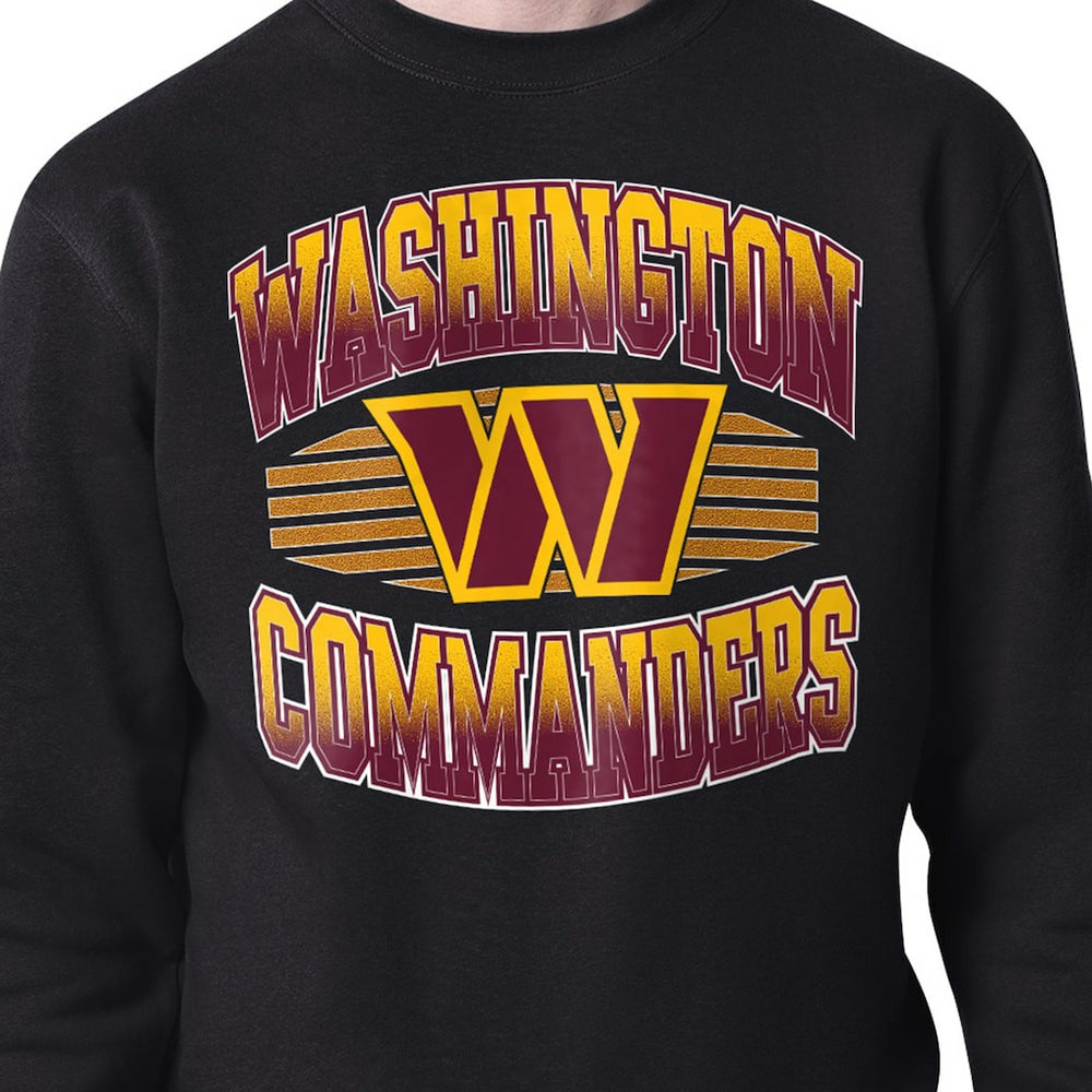 Washington Commanders Starter Team Grit Graphic Fleece Pullover Sweatshirt Black - NFL