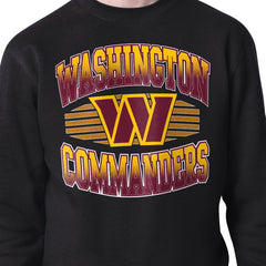 Washington Commanders Starter Team Grit Graphic Fleece Pullover Sweatshirt Black - NFL
