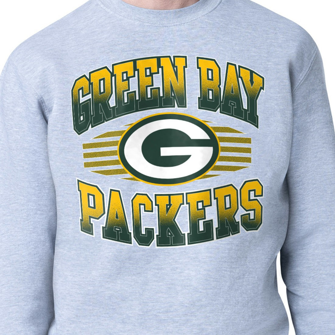 Green Bay Packers Starter Team Grit Graphic Fleece Pullover Sweatshirt Heather Gray - NFL