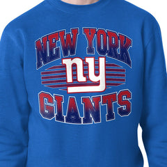 New York Giants Starter Team Grit Graphic Fleece Pullover Sweatshirt Royal - NFL