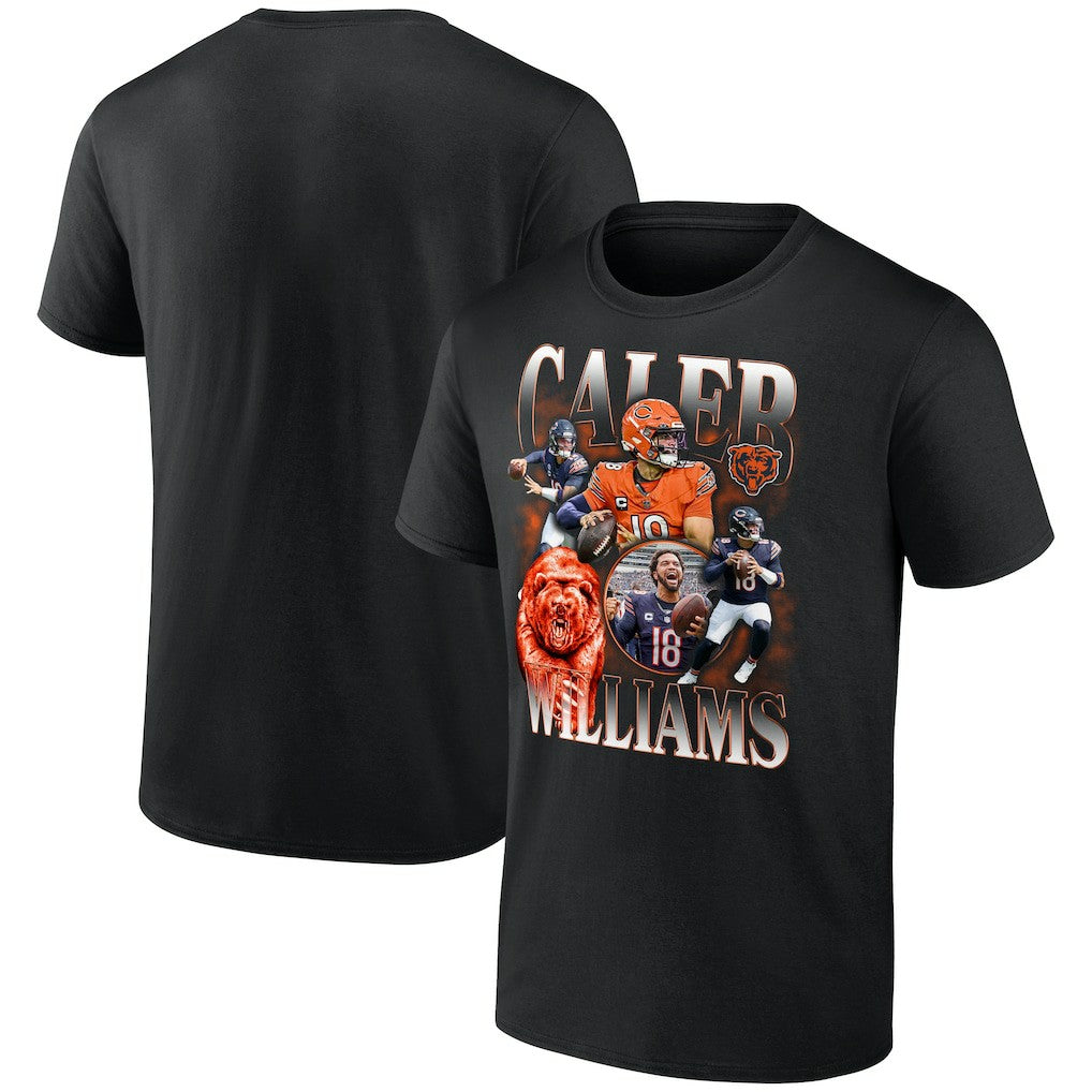 Caleb Williams Chicago Bears Notorious Graphic T-Shirt Black - NFL