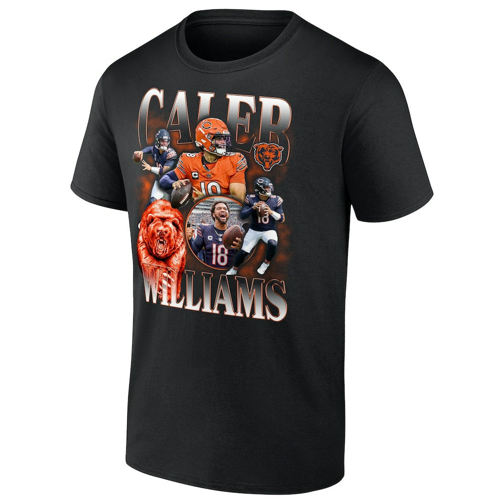 Caleb Williams Chicago Bears Notorious Graphic T-Shirt Black - NFL