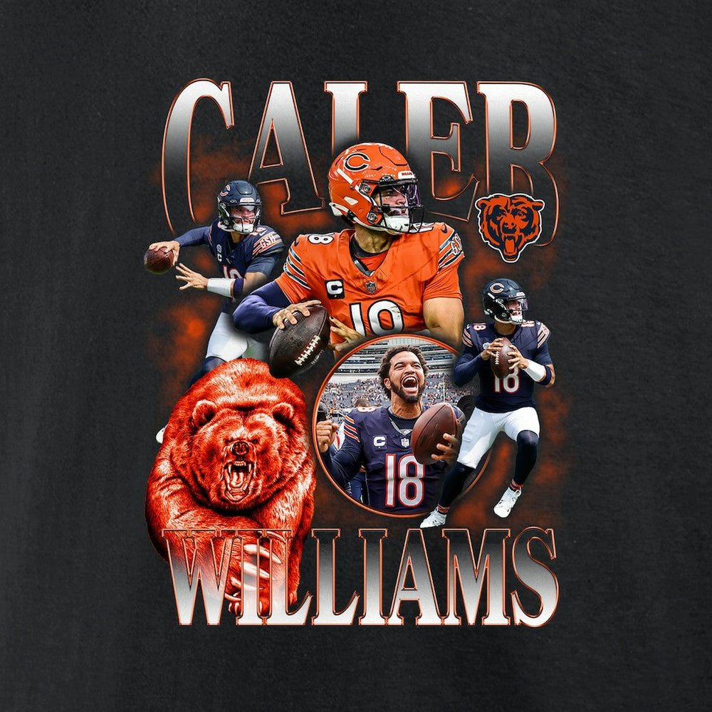 Caleb Williams Chicago Bears Notorious Graphic T-Shirt Black - NFL