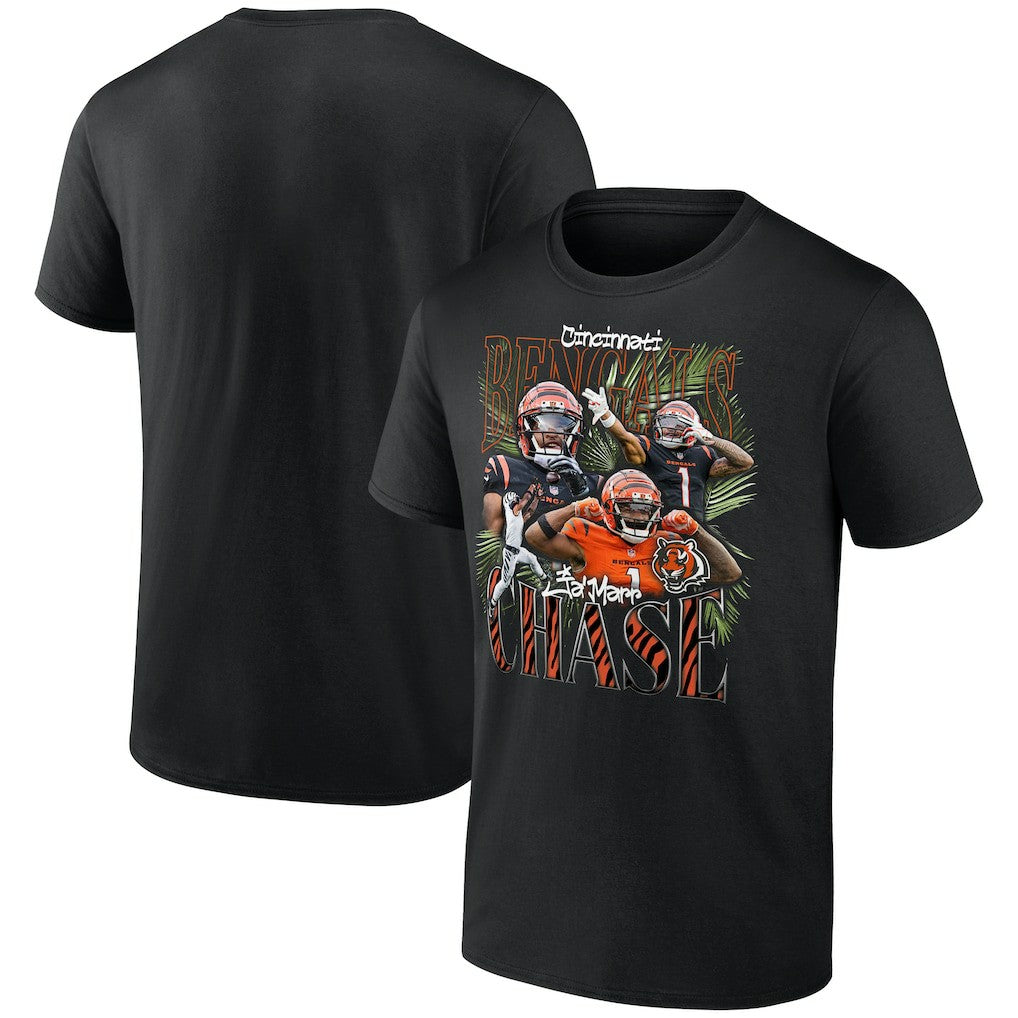 Ja'Marr Chase Cincinnati Bengals Notorious Graphic T-Shirt Black - NFL