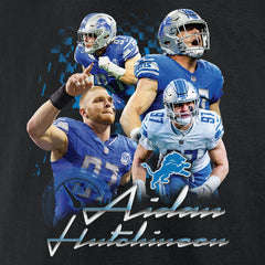 Aidan Hutchinson Detroit Lions Notorious Graphic T-Shirt Black - NFL