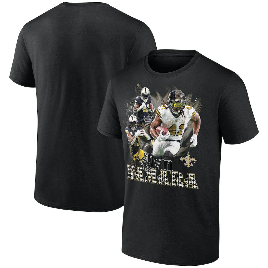Alvin Kamara New Orleans Saints Notorious Graphic T-Shirt Black - NFL