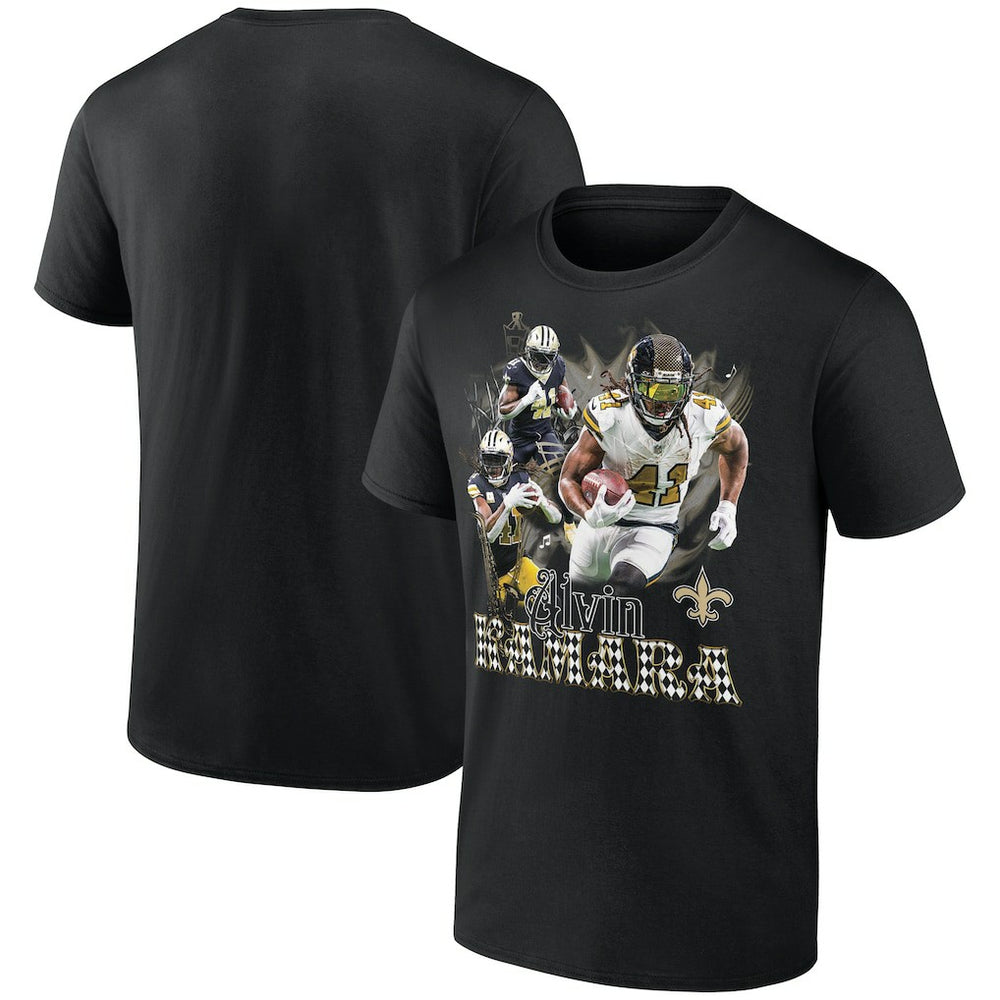 Alvin Kamara New Orleans Saints Notorious Graphic T-Shirt Black - NFL