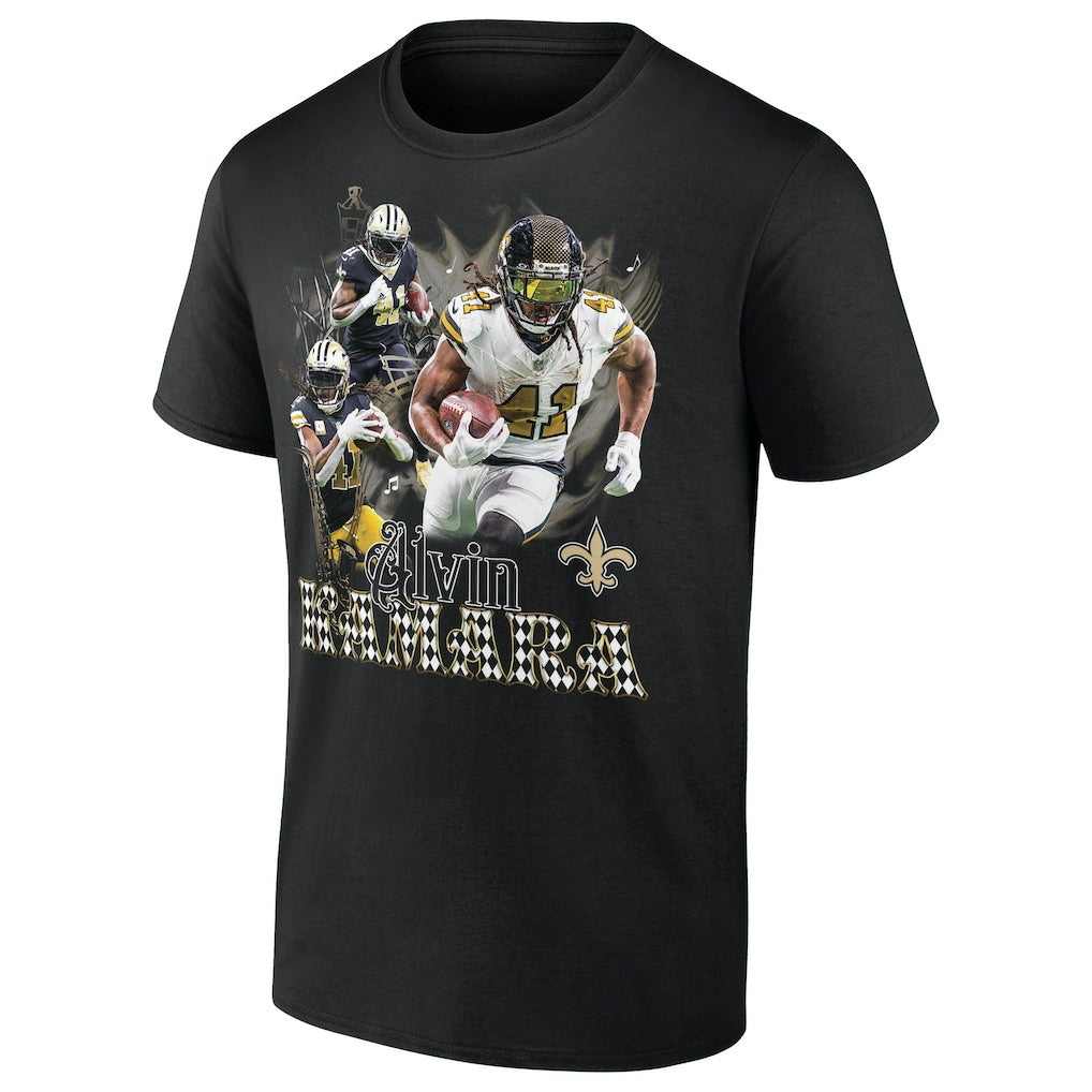 Alvin Kamara New Orleans Saints Notorious Graphic T-Shirt Black - NFL