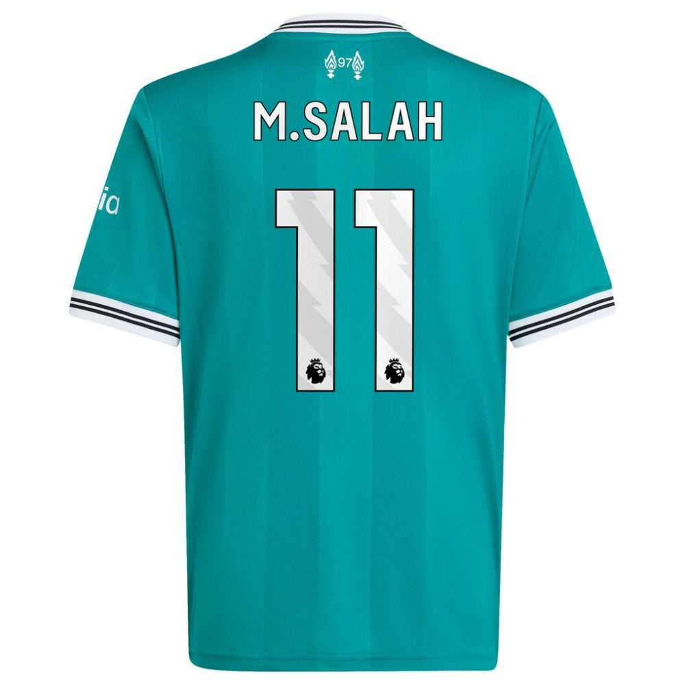 Adidas Mohamed Salah Liverpool Youth 2025/26 Third Replica Player Jerseys - Green