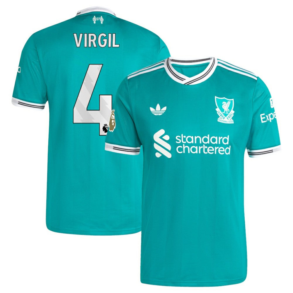 Adidas Virgil van Dijk Liverpool 2025/26 Third Player Jerseys - Green