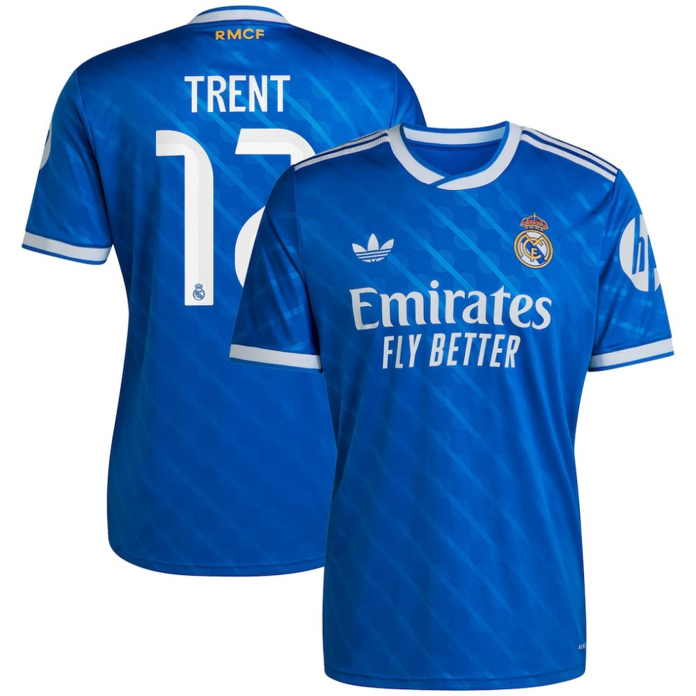 Adidas Trent Alexander-Arnold Real Madrid 2025/26 Third Replica Player Jerseys - Blue