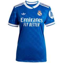 Adidas Vinicius Junior Real Madrid Women's 2025/26 Third Replica Player Jerseys - Blue