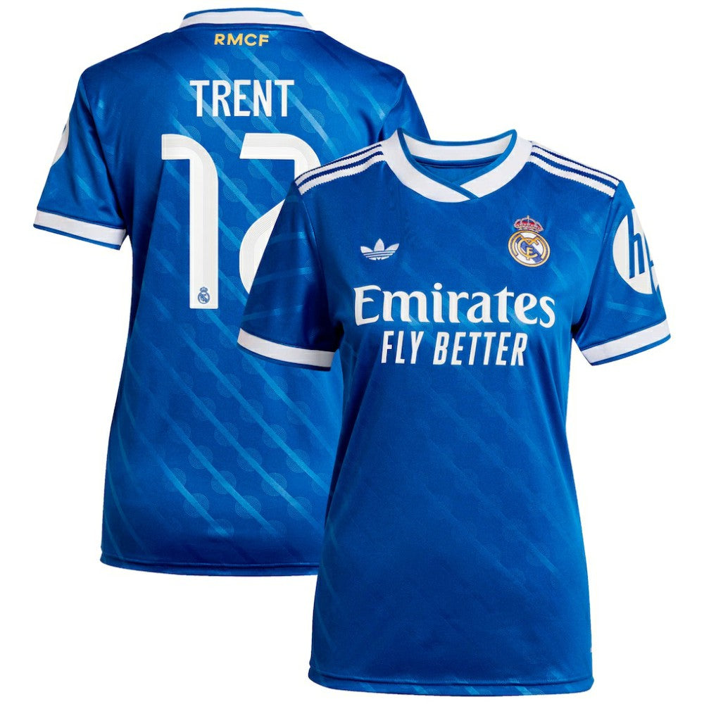 Adidas Trent Alexander-Arnold Real Madrid Women's 2025/26 Third Replica Player Jerseys - Blue