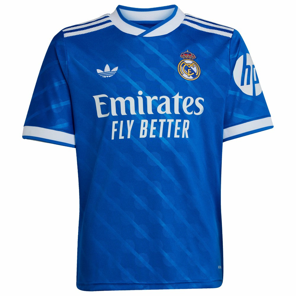 Adidas Jude Bellingham Real Madrid Youth 2025/26 Third Replica Player Jerseys - Blue