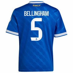Adidas Jude Bellingham Real Madrid Youth 2025/26 Third Replica Player Jerseys - Blue