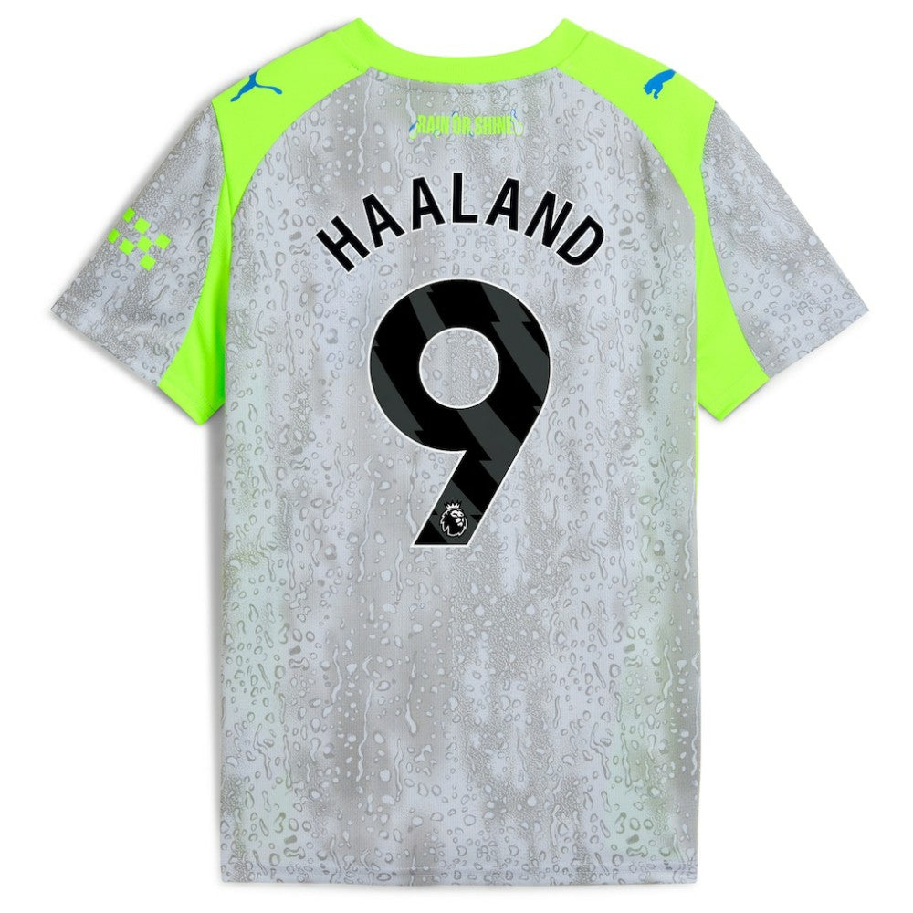 Puma Manchester City Youth 2025/26 Third Replica Jerseys - Green/Neon Green
