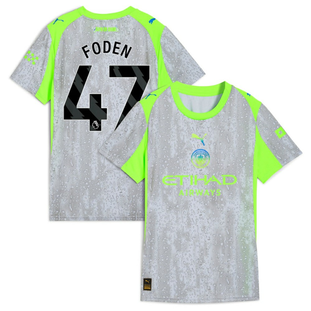 Puma Manchester City Women's 2025/26 Third Replica Jerseys - Green/Neon Green