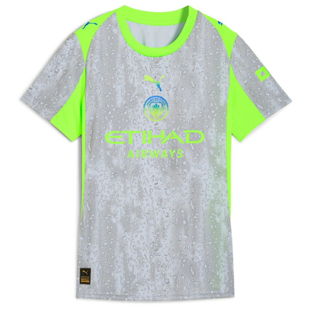 Puma Manchester City Women's 2025/26 Third Replica Jerseys - Green/Neon Green