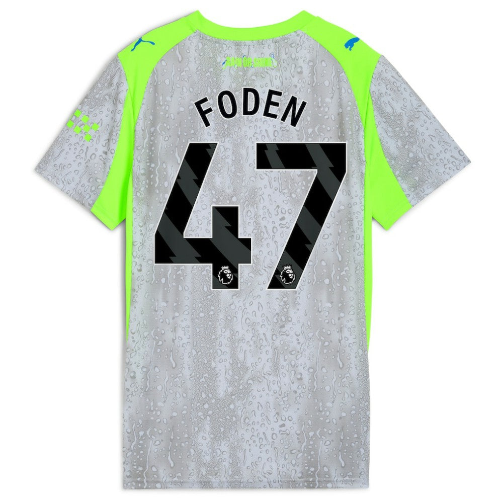 Puma Manchester City Women's 2025/26 Third Replica Jerseys - Green/Neon Green