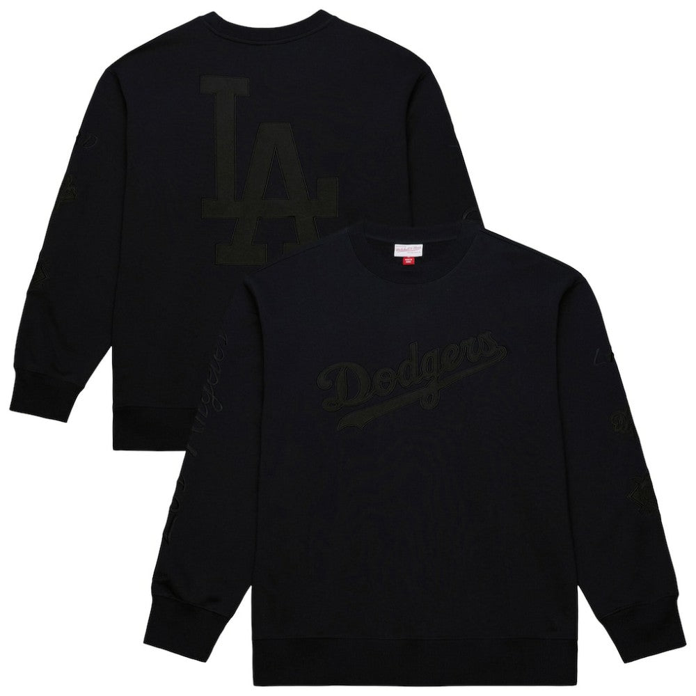 Los Angeles Dodgers Mitchell & Ness Phantom Fleece Crewneck Sweatshirt Sale