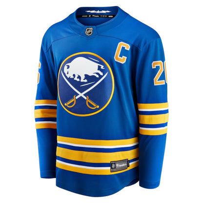 Rasmus Dahlin Buffalo Sabres Fanatics Home Captain Patch Breakaway Jersey - Royal | NHL Jerseys