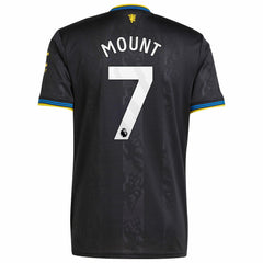 Adidas Mason Mount Manchester United 2025/26 Third Replica Player Jerseys - Black