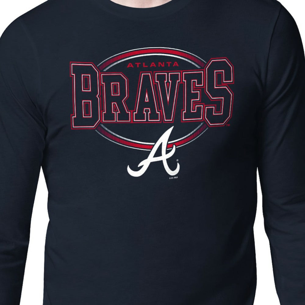 Atlanta Braves Starter Team Track Graphic Long Sleeve T-Shirt Lifestyle