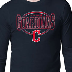 Cleveland Guardians Starter Team Track Graphic Long Sleeve T-Shirt Sale