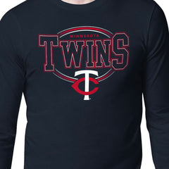 Minnesota Twins Starter Team Track Graphic Long Sleeve T-Shirt Clearance
