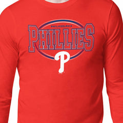 Philadelphia Phillies Starter Team Track Graphic Long Sleeve T-Shirt Lifestyle