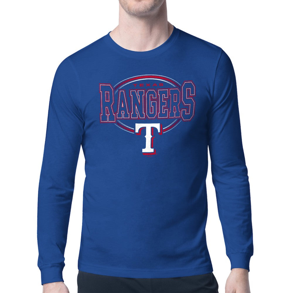 Texas Rangers Starter Team Track Graphic Long Sleeve T-Shirt Sale