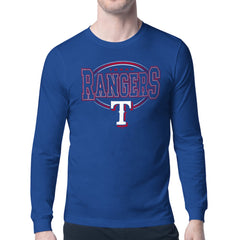 Texas Rangers Starter Team Track Graphic Long Sleeve T-Shirt Sale