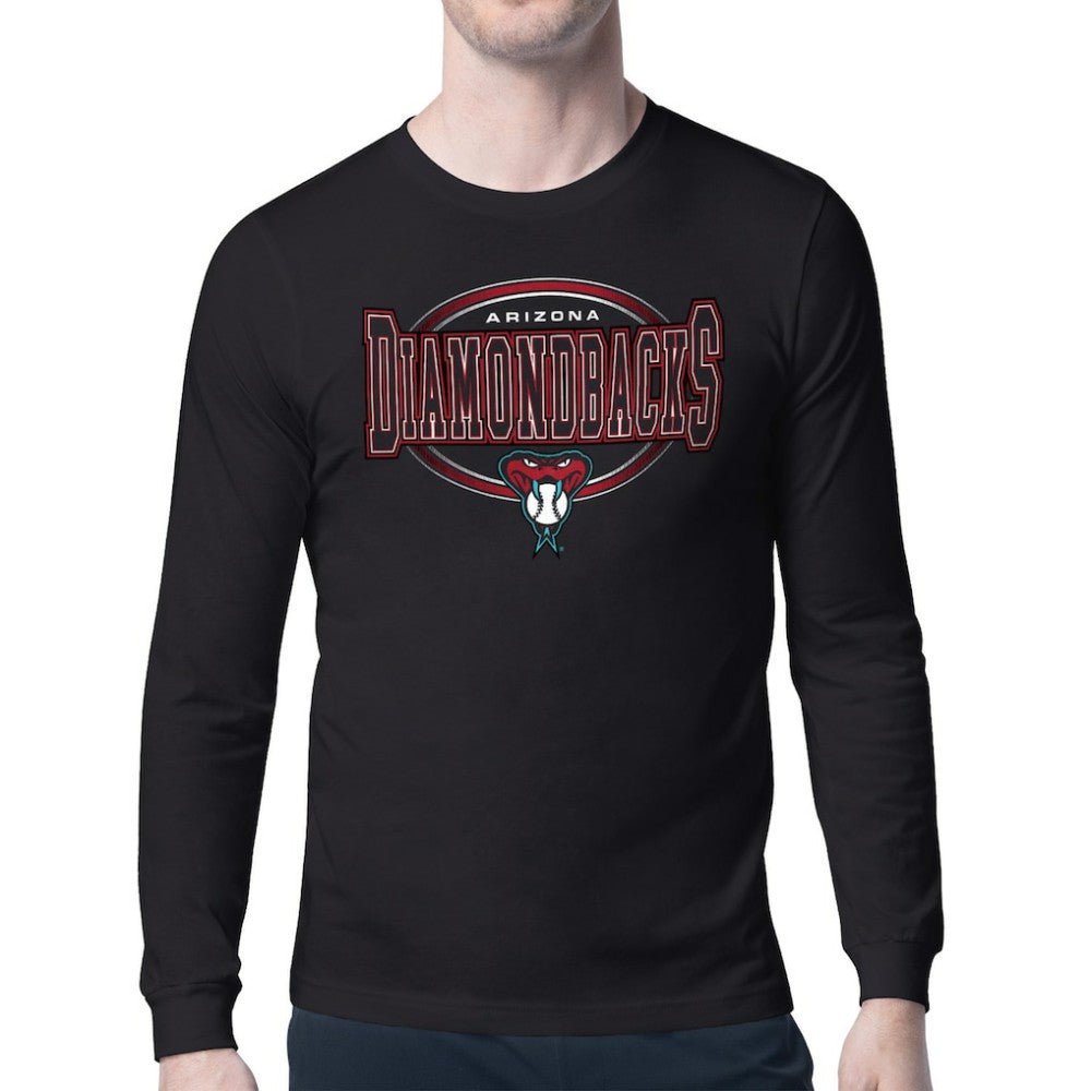 Arizona Diamondbacks Starter Team Track Graphic Long Sleeve T-Shirt Lifestyle
